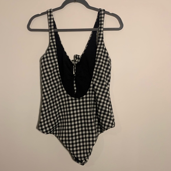 Mara Hoffman Plaid One Piece - Tie front - Picture 3 of 5